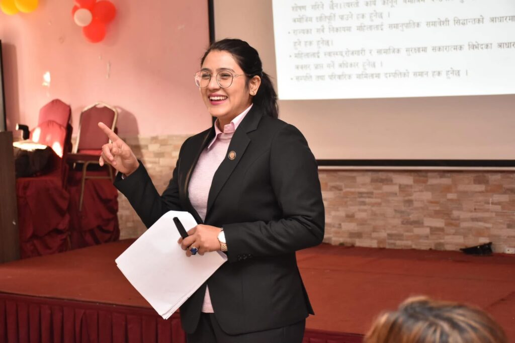As Resource Person Conduction Sessions on Different Legal Issues