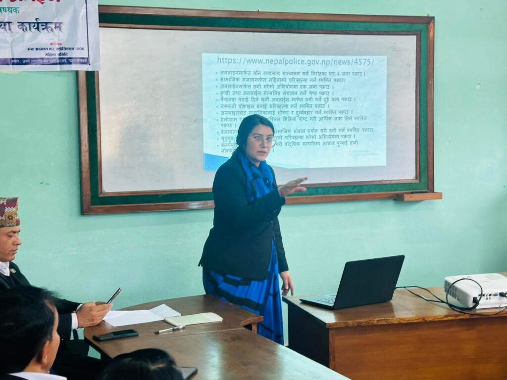 As Resource Person Conduction Sessions on Different Legal Issues