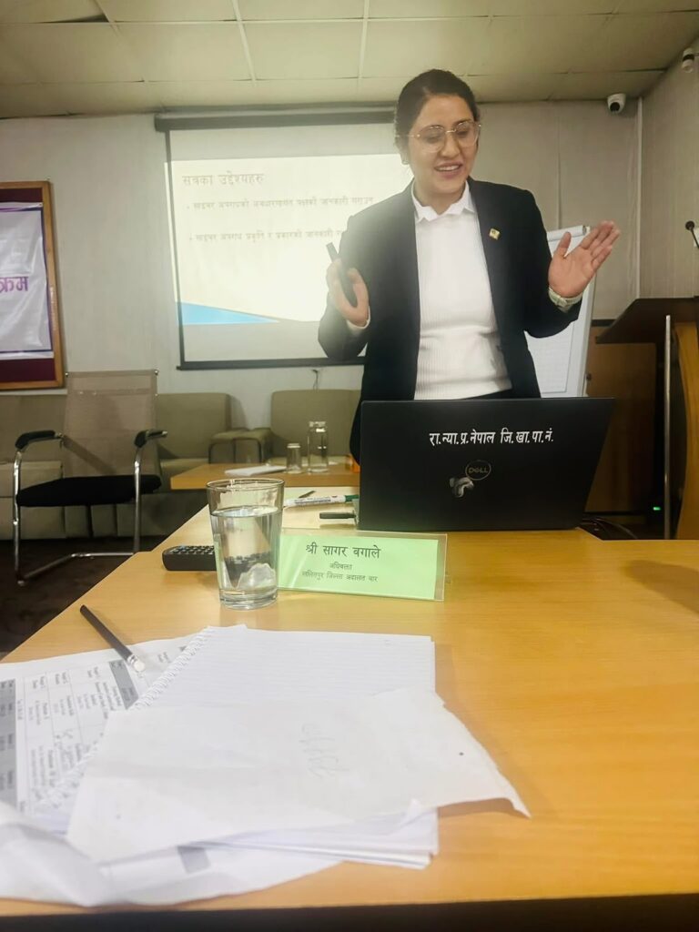 As Resource Person Conduction Sessions on Different Legal Issues